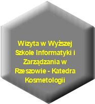 Wizyta w Wyższej Szkole Informatyki i Zarządzania w Rzeszowie - Katedra Kosmetologii